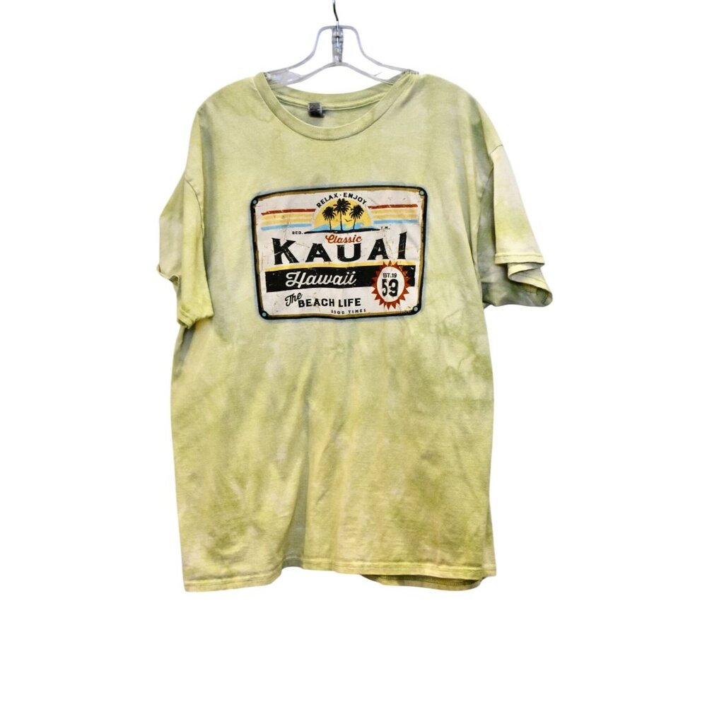 Unisex Gildan Kauai The Beach Life Hawaii T-shirt Size XL